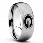 Packers Ring, Silver Packers Ring, Football Wedding Ring, Football Ring, Silver Wedding Ring, Football Wedding Band, Football Jewelry