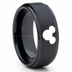 Mickey Mouse Ring, Mickey Mouse Jewelry, Mickey Mouse Wedding Band, Mickey Mouse Wedding Ring