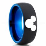 Mickey Mouse Ring, Mickey Mouse Jewelry, Mickey Mouse Wedding Band, Mickey Mouse Wedding Ring