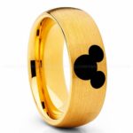 Mickey Mouse Ring, Mickey Mouse Jewelry, Mickey Mouse Wedding Band, Mickey Mouse Wedding Ring