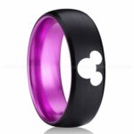 Mickey Mouse Ring, Mickey Mouse Jewelry, Mickey Mouse Wedding Band, Mickey Mouse Wedding Ring