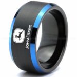 John Deere Ring, John Deere Wedding Ring, Deere Wedding Band, Farmer Jewelry