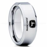 John Deere Ring, John Deere Wedding Ring, Deere Wedding Band, Farmer Jewelry