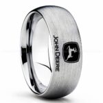 John Deere Ring, John Deere Wedding Ring, Deere Wedding Band, Farmer Jewelry
