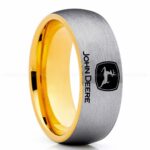 John Deere Ring, John Deere Wedding Ring, Deere Wedding Band, Farmer Jewelry
