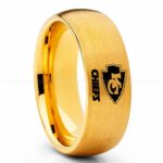 Chiefs Ring, Chiefs Wedding Band, Chiefs Wedding Ring, Chiefs Jewelry