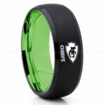 Chiefs Ring, Chiefs Wedding Band, Chiefs Wedding Ring, Chiefs Jewelry
