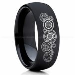 Doctor Who Ring, Doctor Who Jewelry, Doctor Who Wedding Band, Doctor Who Wedding Ring, Gallifreyan Ring