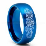 Doctor Who Ring, Doctor Who Jewelry, Doctor Who Wedding Band, Doctor Who Wedding Ring, Gallifreyan Ring