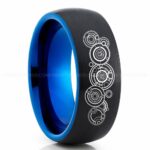 Doctor Who Ring, Doctor Who Jewelry, Doctor Who Wedding Band, Doctor Who Wedding Ring, Gallifreyan Ring