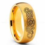 Doctor Who Ring, Doctor Who Jewelry, Doctor Who Wedding Band, Doctor Who Wedding Ring, Gallifreyan Ring