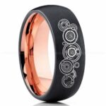 Doctor Who Ring, Doctor Who Jewelry, Doctor Who Wedding Band, Doctor Who Wedding Ring, Gallifreyan Ring
