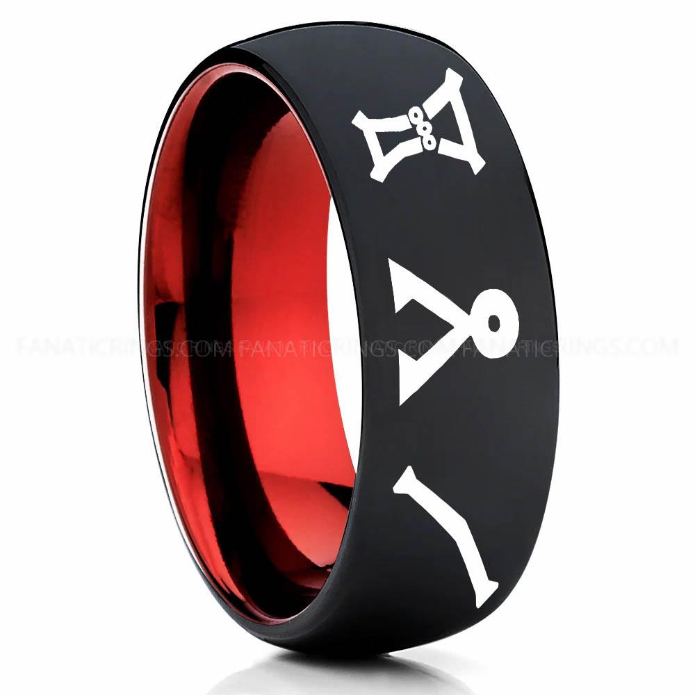 Sample 1 Stargate Ring, Stargate Earth Ring, Earth Ring, Stargate Jewelry, Stargate Wedding Band - Image 1