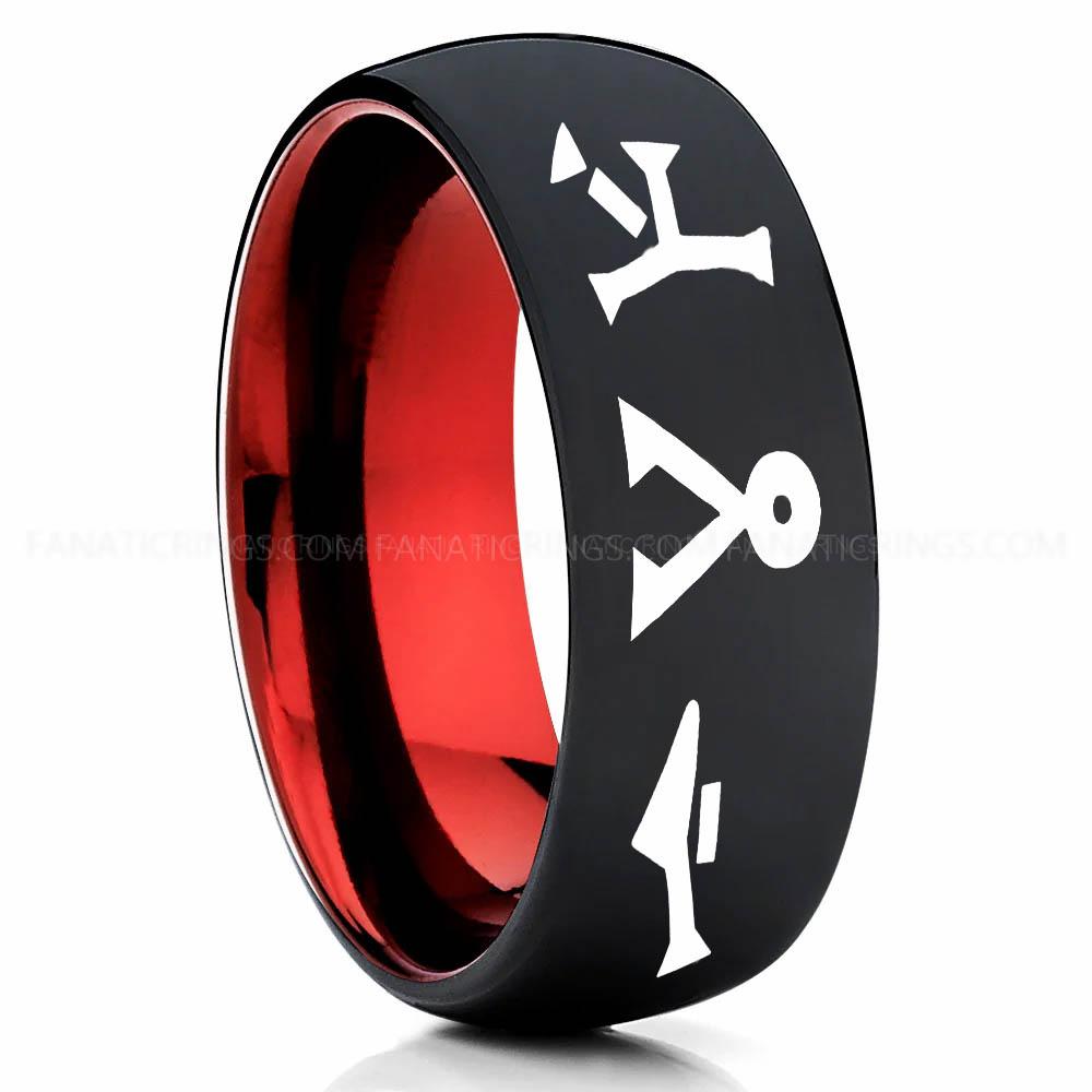 Sample 2 Stargate Ring, Stargate Earth Ring, Earth Ring, Stargate Jewelry, Stargate Wedding Band - Image 1