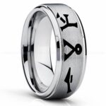 Stargate Ring, Stargate Earth Ring, Earth Ring, Stargate Jewelry, Stargate Wedding Band