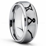 Stargate Ring, Stargate Earth Ring, Earth Ring, Stargate Jewelry, Stargate Wedding Band