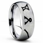 Stargate Ring, Stargate Earth Ring, Earth Ring, Stargate Jewelry, Stargate Wedding Band