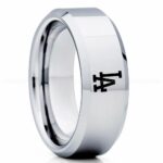 Dodgers Ring, Dodgers Wedding Ring, Baseball Wedding Ring, Baseball Ring, Silver Wedding Ring, Baseball Wedding Band, Baseball Jewelry