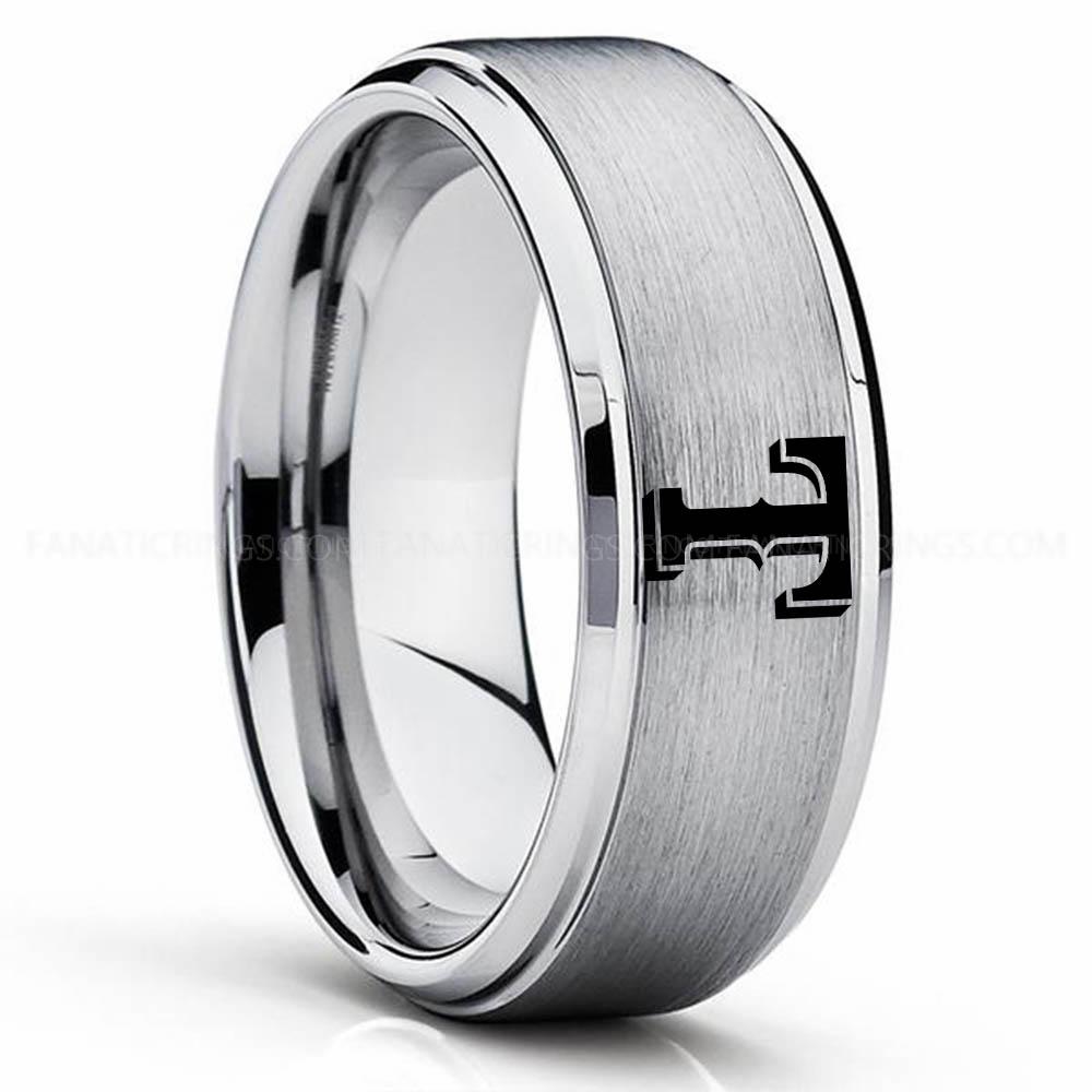 Silver Rangers Rangers Ring, Rangers Wedding Ring, Baseball Wedding Ring, Baseball Ring, Silver Wedding Ring, Baseball Wedding Band, Baseball Jewelry - Image 1