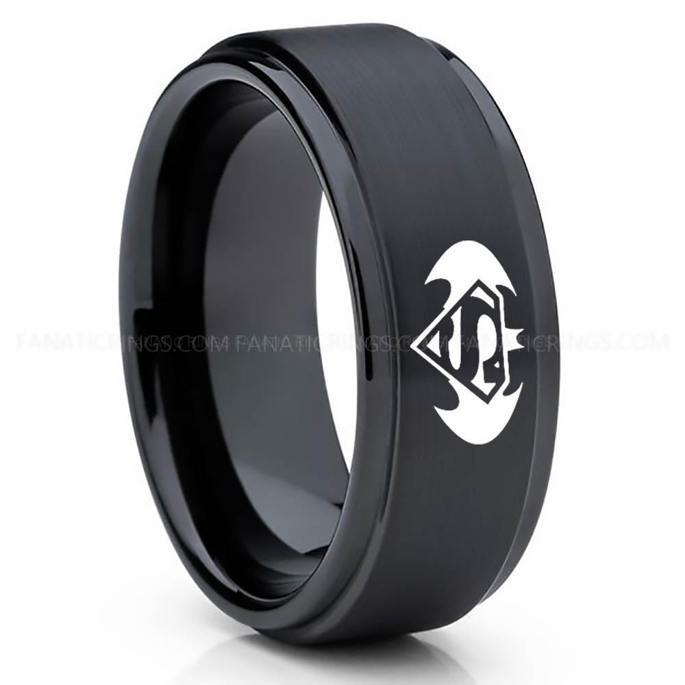 Web_09_09_15_266_b9ebdb49-4f89-46da-a8c5-26c2dc53688a_grande Batman Ring, Batman Wedding Band, Batman Wedding Ring, Black Wedding Band, Black Wedding Ring - Image 1