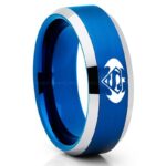 Batman Ring, Batman Wedding Band, Batman Wedding Ring, Blue Wedding Band, Blue Wedding Ring