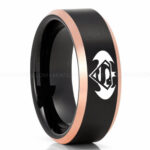 Batman Ring, Batman Wedding Band, Batman Wedding Ring, Black Wedding Band, Black Wedding Ring