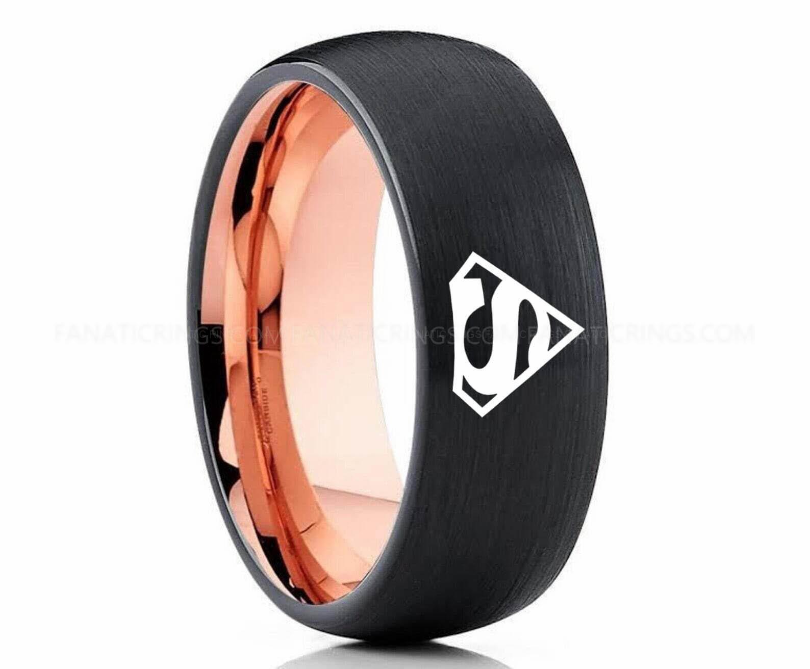 il_1588xN.2967819898_t8t611-ezgif.com-webp-to-jpg-converter Superman Ring, Superman Wedding Band, Superman Wedding Ring, Black Wedding Band, Black Wedding Ring - Image 1