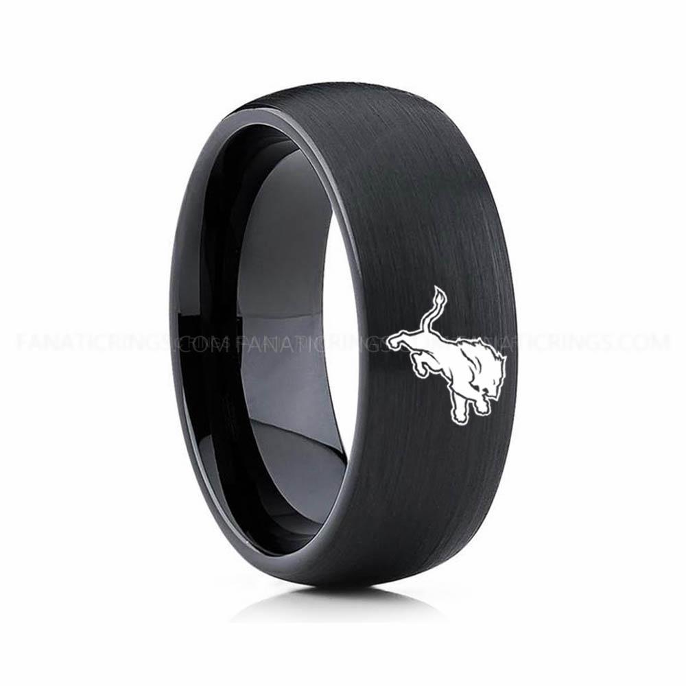 10 (17) Lions Ring, Lions Wedding Band, Lions Wedding Ring, Lions Jewelry - Image 1