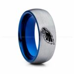 Eagles Ring, Eagles Wedding Band, Eagles Wedding Ring, Eagles Jewelry