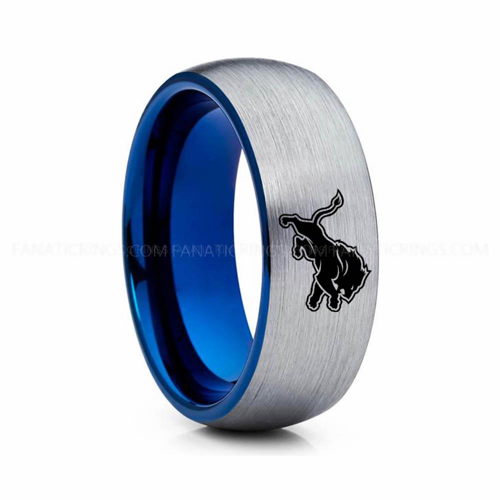 12 (17) Lions Ring, Lions Wedding Band, Lions Wedding Ring, Lions Jewelry - Image 1