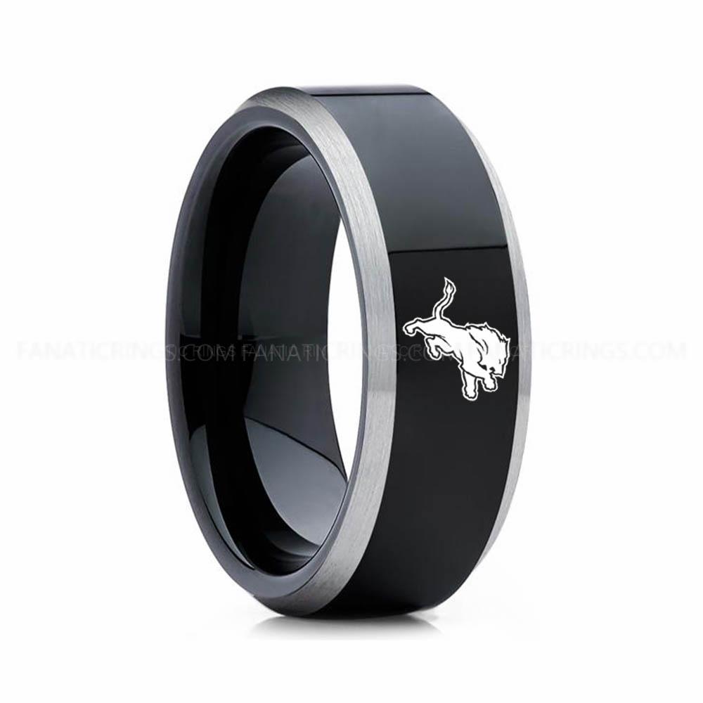 13 (16) Lions Ring, Lions Wedding Band, Lions Wedding Ring, Lions Jewelry - Image 1