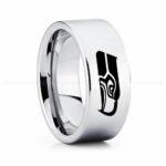 Seahawks Ring, Seahawks Wedding Band, Seahawks Wedding Ring, Seahawks Jewelry