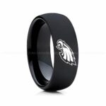 Eagles Ring, Eagles Wedding Band, Eagles Wedding Ring, Eagles Jewelry