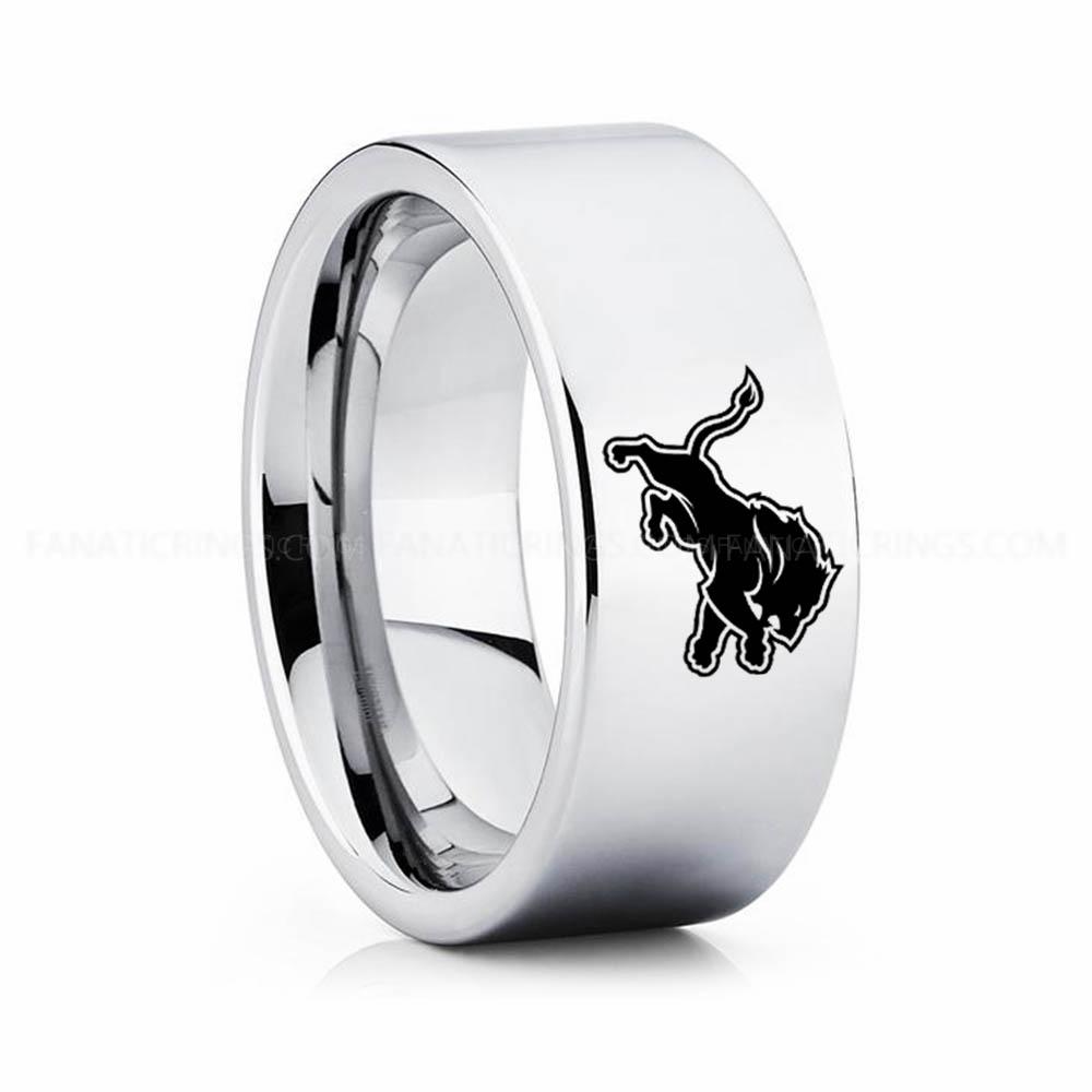 15 (16) Lions Ring, Lions Wedding Band, Lions Wedding Ring, Lions Jewelry - Image 1