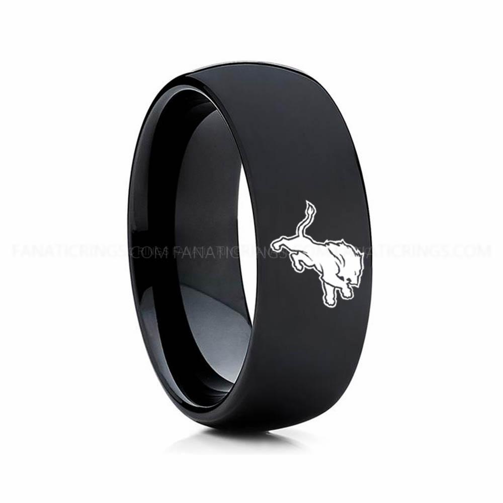 16 (16) Lions Ring, Lions Wedding Band, Lions Wedding Ring, Lions Jewelry - Image 1