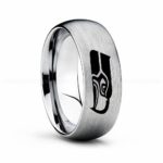 Seahawks Ring, Seahawks Wedding Band, Seahawks Wedding Ring, Seahawks Jewelry
