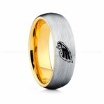 Eagles Ring, Eagles Wedding Band, Eagles Wedding Ring, Eagles Jewelry