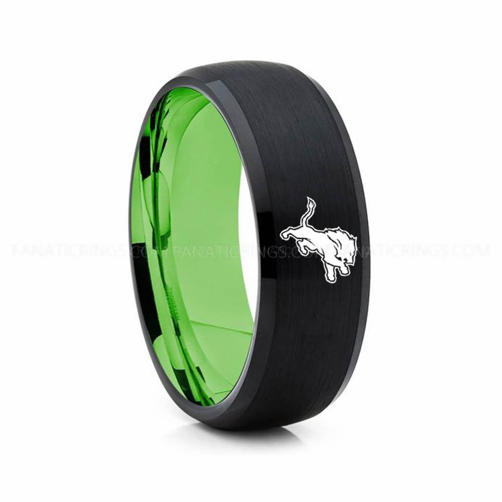 19 (16) Lions Ring, Lions Wedding Band, Lions Wedding Ring, Lions Jewelry - Image 1