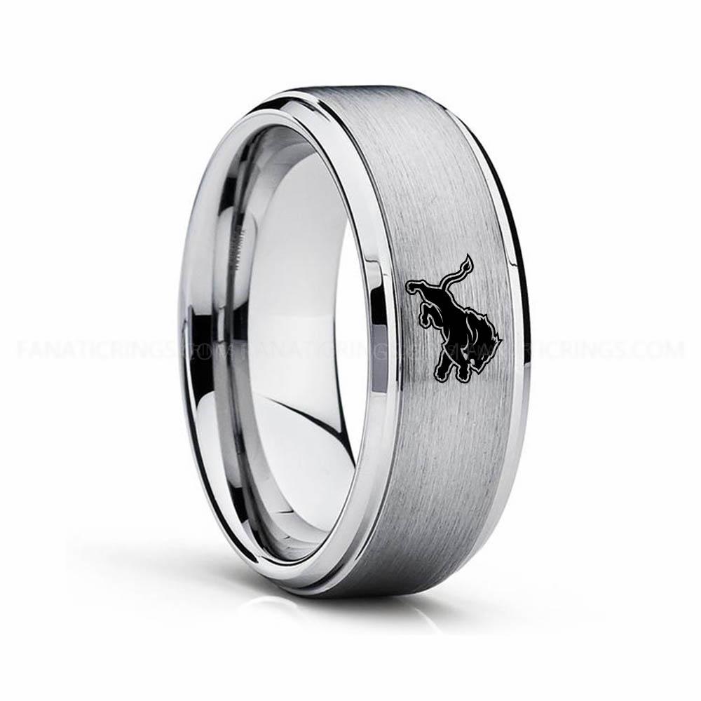 2 (17) Lions Ring, Lions Wedding Band, Lions Wedding Ring, Lions Jewelry - Image 1