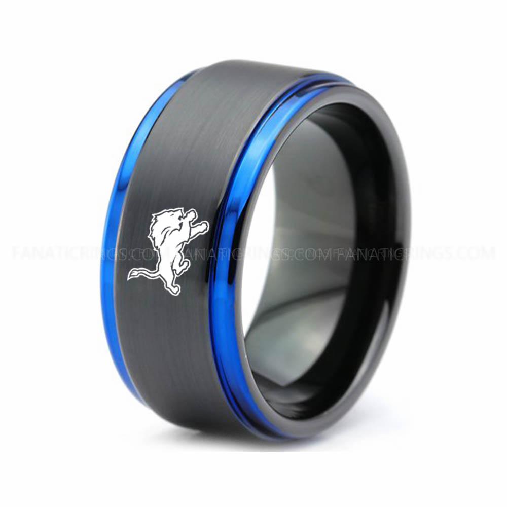 21 (1) Lions Ring, Lions Wedding Band, Lions Wedding Ring, Lions Jewelry - Image 1