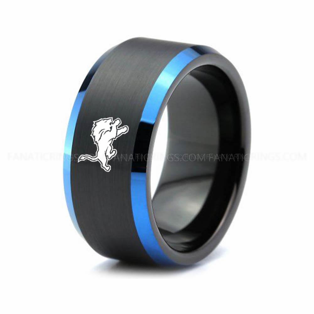 22 (1) Lions Ring, Lions Wedding Band, Lions Wedding Ring, Lions Jewelry - Image 1