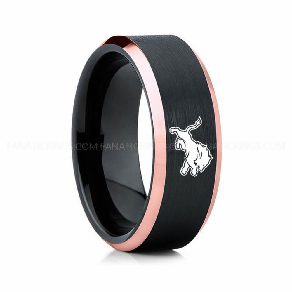 24 (1) Lions Ring, Lions Wedding Band, Lions Wedding Ring, Lions Jewelry - Image 1