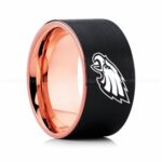 Eagles Ring, Eagles Wedding Band, Eagles Wedding Ring, Eagles Jewelry