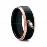 Eagles Ring, Eagles Wedding Band, Eagles Wedding Ring, Eagles Jewelry