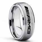 Mercedes AMG Ring, Mercedes Benz AMG Wedding Ring, Mercedes Benz AMG Wedding Ring, Mercedes AMG Jewelry