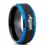 Anthrax Ring, Anthrax Wedding Band, Anthrax Wedding Ring, Anthrax Jewelry