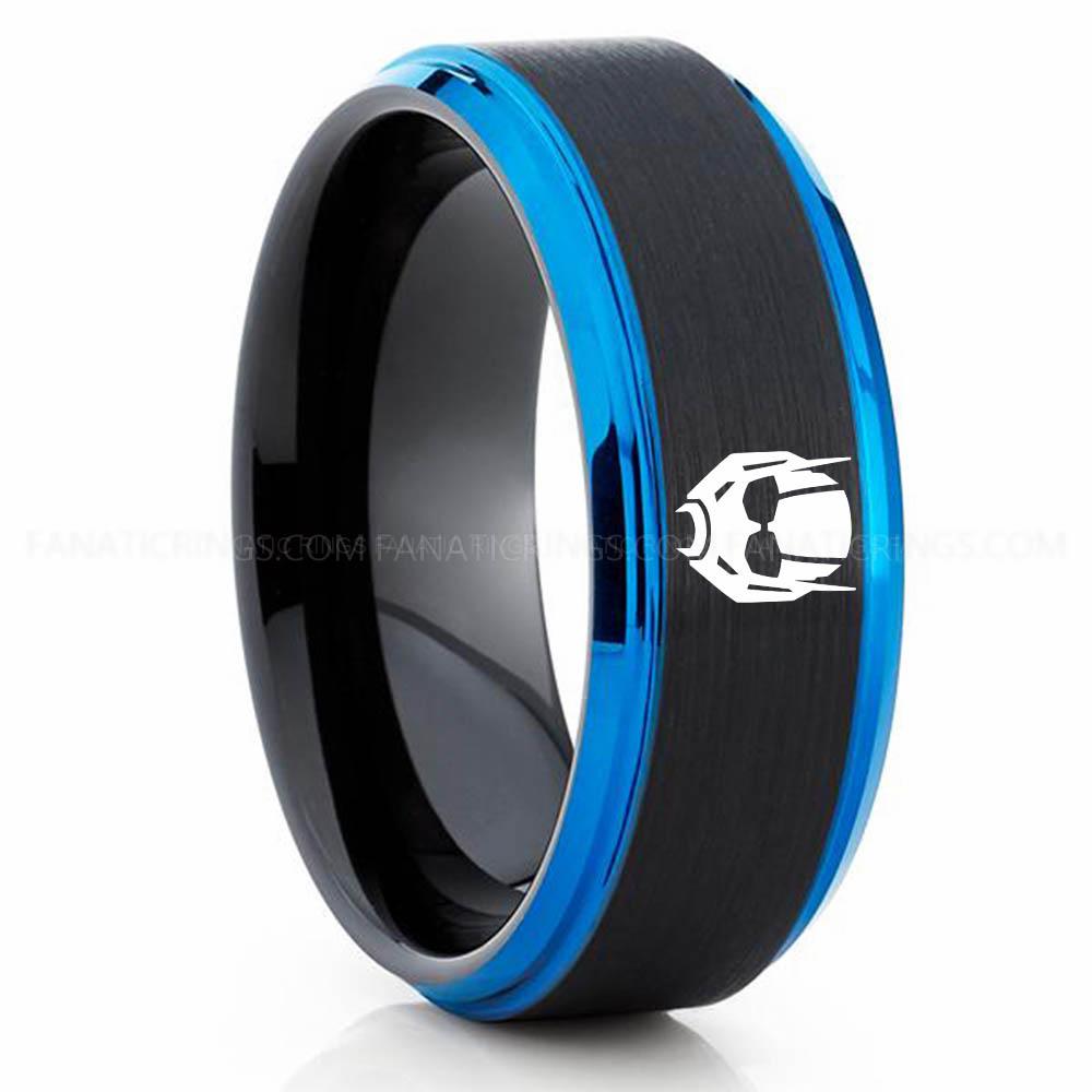 Antman Black (5) Ant Man Ring, Ant Man Wedding Band, Ant Man Wedding Ring, Ant Man Jewelry - Image 1