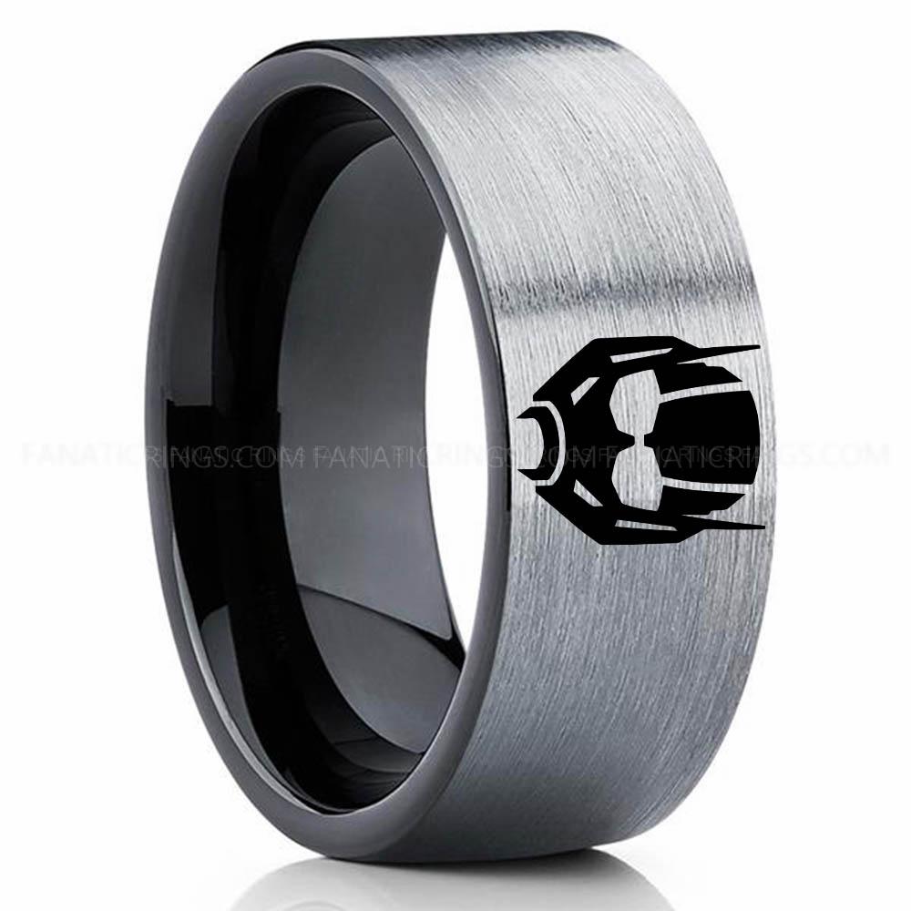 Antman Silver Ant Man Ring, Ant Man Wedding Band, Ant Man Wedding Ring, Ant Man Jewelry - Image 1