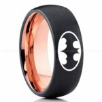 Batman Ring, Batman Wedding Band, Batman Wedding Ring, Batman Jewelry