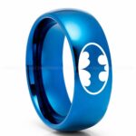 Batman Ring, Batman Wedding Band, Batman Wedding Ring, Batman Jewelry